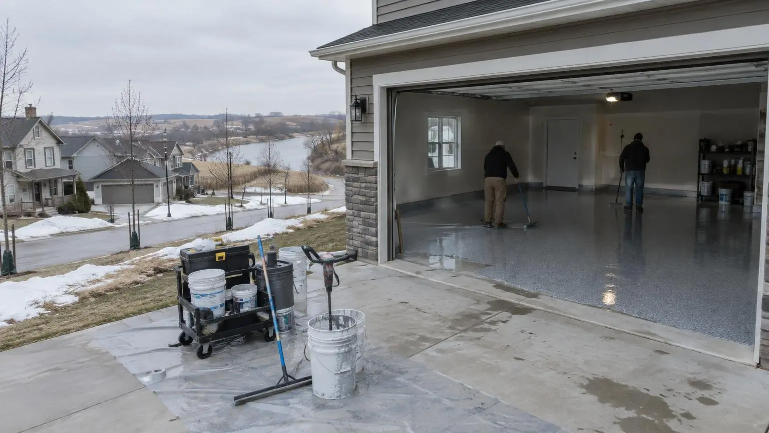 Epoxy Flooring in Cedar Rapids, IA